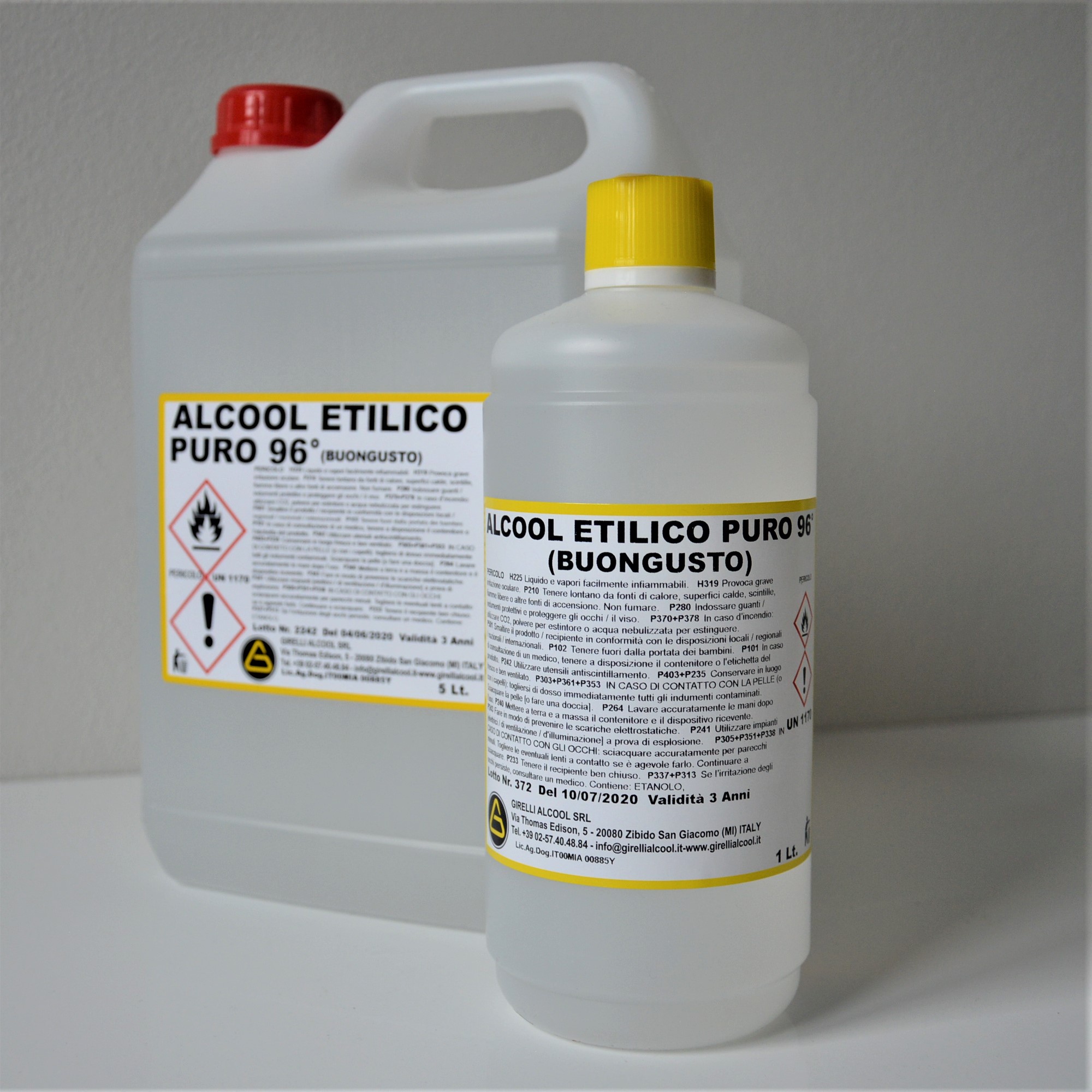 Alcool Etilico Puro a 95° - Tutone – Emporio Sicilia
